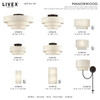 Manorwood 3 Light English Bronze Large Semi-Flush (41944-92)