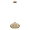 Summervine 1 Light Antique Gold Leaf Pendant (60203-48)