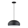 Domma 1 Light Black Pendant (51515-04)