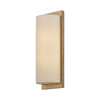 Bellingham 2 Light Antique Gold Leaf ADA Sconce (58899-48)