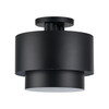 Zolana 2 Light Black Medium Semi-Flush (40054-04)