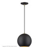 Kuppola LED Bronze Globe Pendant (60278-07)