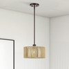 Acordia 1 Light English Bronze Pendant (53152-92)
