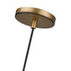 Weavington 1 Light Antique Gold Leaf Pendant (60042-48)