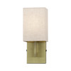 Monroe 1 Light Antique Brass ADA Sconce (52131-01)