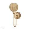 Summervine 1 Light Antique Gold Leaf Single Sconce (13681-48)