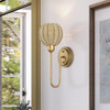 Summervine 1 Light Antique Gold Leaf Single Sconce (13681-48)