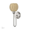 Summervine 1 Light Brushed Nickel Single Sconce (13681-91)