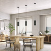 Weavington 1 Light Black Mini Pendant (60111-04)