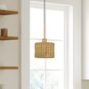 Weavington 1 Light Antique Gold Leaf Mini Pendant (60041-48)