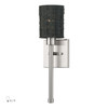 Weavington 1 Light Brushed Nickel Single ADA Sconce (13716-91)