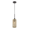 Twinewell 1 Light Bronze Mini Pendant (60461-07)