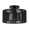 Acordia 1 Light Black Medium Semi-Flush (60265-04)