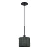 Weavington 1 Light Black Mini Pendant (60112-04)