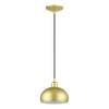 Domma 1 Light Soft Gold Mini Pendant (51513-33)