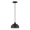 Domma 1 Light Black Mini Pendant (51513-04)