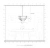 Bellingham 5 Light Antique Gold Leaf Medium Pendant Chandelier (58878-48)