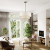 Manorwood 5 Light Antique Brass Medium Pendant Chandelier (41936-01)