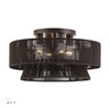 Florell 4 Light English Bronze Extra Large Semi-Flush (49148-92)