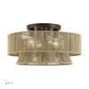 Florell 4 Light English Bronze Extra Large Semi-Flush (53168-92)