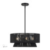 Florell 4 Light Black Pendant Chandelier (60254-04)