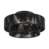 Florell 4 Light Black Extra Large Semi-Flush (60257-04)