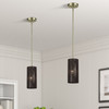 Acordia 1 Light Antique Brass Mini Pendant (49121-01)