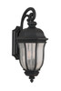 Harper 2 Light Medium Outdoor Wall Lantern in Textured Black (Z3314-TB)