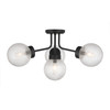 Savoy House Coral 4-Light Semi-Flush in Matte Black (6-3364-4-89)