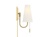 Savoy House Wilkes 1-Light Wall Sconce in Warm Brass by Dann Foley (9-4704CP-1-322)