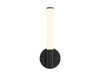 Savoy House Connor 14" Mini Tube LED Cylinder Vanity Light in Black (8-9999-14-BK)