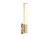 Savoy House Connor 14" Mini Tube LED Cylinder Vanity Light in Brass (8-9999-14-BR)