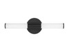 Savoy House Connor 18" Mini Tube LED Cylinder Vanity Light in Black (8-9999-18-BK)