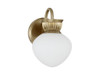 Savoy House Melbourne 1-Light Wall Sconce in Noble Brass (9-1028-1-127)