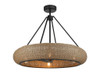 Savoy House Gaia 6-Light Fan D'Lier in Matte Black by Breegan Jane (40-FD-8302-89)