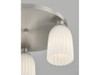 Savoy House Baldwin 3-Light Flush Mount in Satin Nickel (6-1247-3-SN)