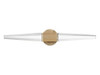 Savoy House Beaumont LED Bathroom Vanity Light in Noble Brass (8-5204-28-127)