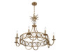 Savoy House Hearst 8-Light Chandelier in Noble Brass (1-1205-8-127)