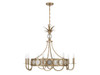 Savoy House Hearst 8-Light Chandelier in Noble Brass (1-1205-8-127)