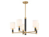 Savoy House Conrad 5-Light Chandelier in Warm Brass (1-4606-5-322)