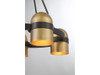Savoy House Andover 4-Light Chandelier in Mediterranean Bronze and Riviera Brass (1-1151-4-333)