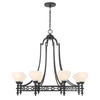 Savoy House Allston 8-Light Chandelier in Matte Black (1-1605-8-89)