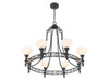 Savoy House Allston 8-Light Chandelier in Matte Black (1-1605-8-89)