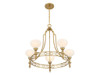Savoy House Allston 5-Light Chandelier in Warm Brass (1-1606-5-322)