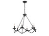 Savoy House 6-Light Chandelier in Matte Black (M100137MBK)