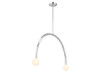 Savoy House 2-Light Chandelier in Chrome (M100132CH)