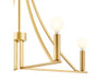 Savoy House 4-Light Chandelier in Natural Brass (M100141NB)