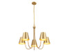 Savoy House 5-Light Chandelier in Natural Brass (M100142NB)
