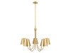 Savoy House 5-Light Chandelier in Natural Brass (M100142NB)
