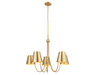 Savoy House 5-Light Chandelier in Natural Brass (M100142NB)
